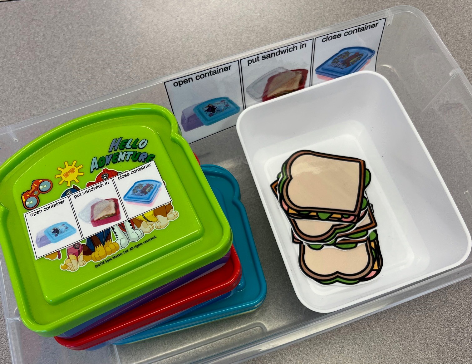 3 Steps to setting up a successful task box system - Included in SPED